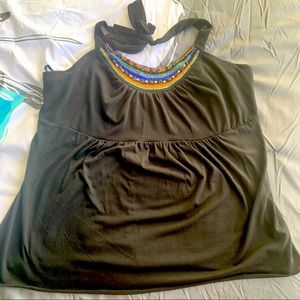 Torrid Beaded Neckline Halter